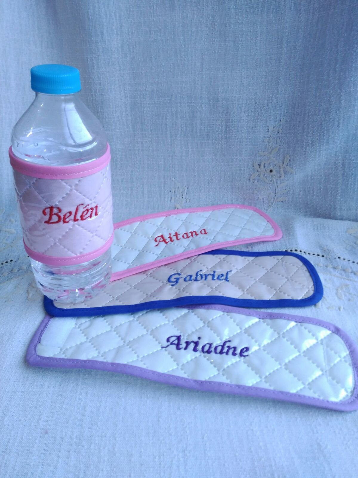 Botella de agua térmica personalizada - Botellas aisladas al vacío  personalizadas, Fabricante de parches tejidos y bordados